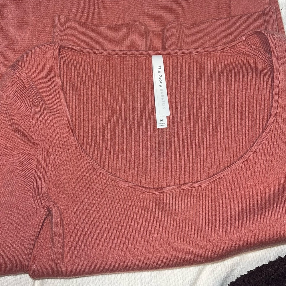 Aritzia knit skirt set the group babaton size medium